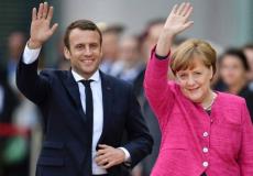 لرئيس الفرنسي إيمانويل ماكرون، والمستشارة الألمانية أنغيلا ميركل