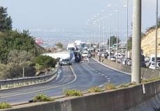 مكان انقلاب الحافلة