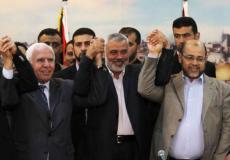 قادة في حركة حماس وفتح -تعبيرية-