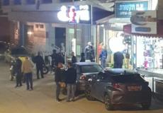 من مكان الجريمة اليوم في باقة الغربية