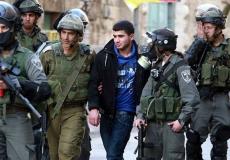 اعتقال فلسطنين في الضفه