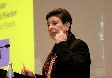 عضو اللجنة التنفيذية لمنظمة التحرير الفلسطينية حنان عشراوي