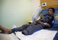 الطفل الجريح عبد الرحمن نوفل