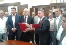 وزير العمل نصري أبو جيش يوقع سلسلة اتفاقيات