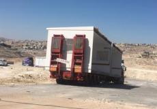 كرافانات الاحتلال لسكان الخان الأحمر 