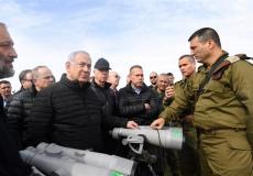 نتنياهو خلال جولة على الحدود الشمالية