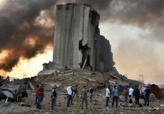 الانفجار الكبير في المرفأ ببيروت