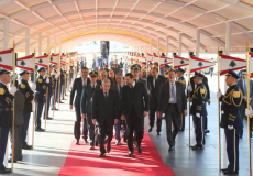 رئيس الوزراء الحريري يستقبل الزعماء العرب في بيروت