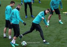 جانب من تدريبات ريال مدريد