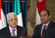 الرئيس محمود عباس يهاتف نظيره عبد الفتاح السيسي