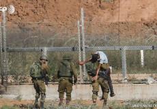 اعتقال الفتى ادم سالم من حدود غزة