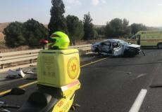 من مكان الحادث قرب القدس