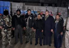 وفد من الجبهة الديمقراطية يزور الاسرى المحررين في رفح