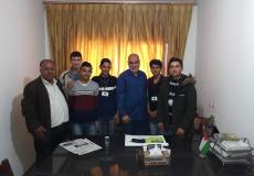 النائب العبادسة يستقبل نخبة من طلاب كمال ناصر الثانوية