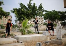 المقابر في غزة - أرشيف