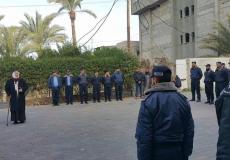 النائب سلامة يشارك في طابور أركان مركز شرطة دير البلح