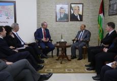 الوزير الحساينة يلتقي وزير الخارجية الايرلندي