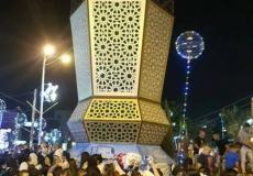 الاحتفال باضاءة الفانوس الرمضاني الضخم بشفاعمرو