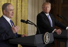 الرئيس الأمريكي دونالد ترامب ورئيس الوزراء الاسرائيلي بنيامين نتنياهو