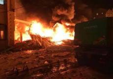 انفجار تسبب بانهيار مبنى في يافا