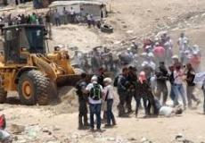 منظمة التحرير: هدم قرية الخان الأحمر جريمة حرب