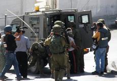 قوات الاحتلال تعتقل مواطنين في محافظات الضفة - أرشيفية