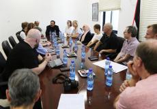 صيدم يلتقي وفدا بريطانيا حول واقع التعليم الفلسطيني