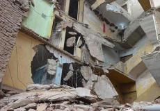 إنهيار مبني قديم شمال القاهرة  "أرشيف"