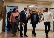 وفد المشتركة، أمس