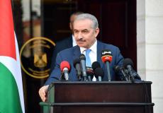 رئيس الوزراء الفلسطيني محمد اشتية