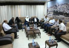 بحر يلتقي وفد من موظفين الانرو