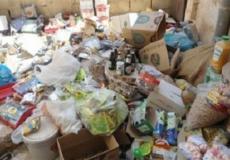 أغذية فاسدة تم ضبطها من قبل وزارة الاقتصاد الوطني.jpg