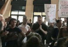 حيفا : النائب زحالقة يدعو إلى استمرار التظاهرات السلمية تضامناً مع غزة 