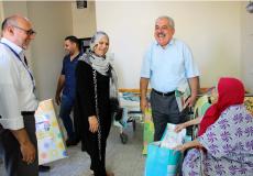 كتلة فتح البرلمانية " التيار الاصلاحي" تزور مركز الوفاء بغزّة