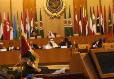 جانب من اجتماع رؤساء البرلمانات العربية في القاهرة اليوم