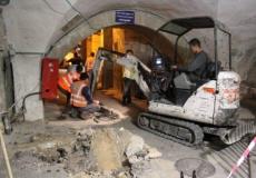 حفريات الاحتلال وسط الخليل _ أرشيفية