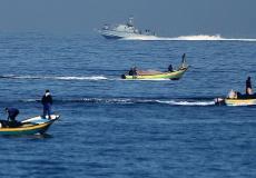 صيادون في بحر غزة ‫- ارشيف