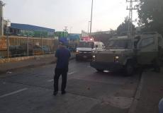 من مكان عملية بركان شمال الضفة الغربية