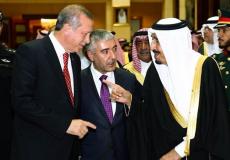 العاهل السعودي الملك سلمان بن عبد العزيز والرئيس التركي رجب طيب أردوغان