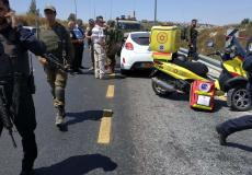 عملية الدهس على مفرق عتصيون اليوم 