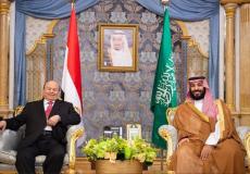 لقاء ابن سلمان بهادي هو الظهور العلني الثاني له بعد تقارير تحدثت عن إصابته