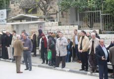 وقفة تضامنية أمام مقر الصليب الأحمر