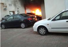 حريق في منى سكني بمدينة نهاريا