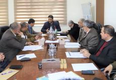 لقاء وزارة الصحة والتعليم في غزة