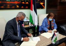 وزيرة الصحة ووزير الحكم المحلي- رام الله