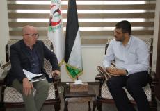 لقاء يوسف أبو الرئيس مع جيمي ماك جولدريك