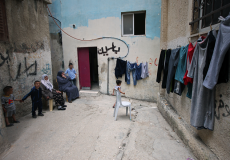 مخيم للاجئين الفلسطينيين  - ارشيفية -