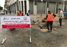  شركة مقاولات تبدأ بإصلاح وصيانة شوارع في غزة لأول مرة