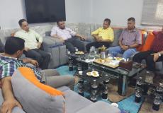 وفد من منتدى الإعلاميين يبارك للزميل إبراهيم ظاهر توليه إدارة قناة الأقصى