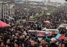 من مسيرات العودة الكبرى وكسر الحصار شرق غزة